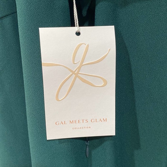 Gal Meets Glam Green Melanie Jumpsuit NWT Size 10 - Picture 9 of 12